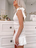 Playdate Preppy Smocked White Dress | Sassy Shortcake | sassyshortcake.com