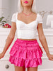 Flirtatious Wild Side Pink Ruffle Skirt | Sassy Shortcake | sassyshortcake.com