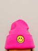 Hot Pink Smiley Beanie | Sassy Shortcake |  sassyshortcake.com