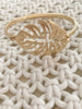 Gold Palm Leaf Bracelet |  sassyshortcake.com | Sassy Shortcake