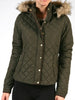 olive fur jacket | sassyshortcake.com