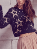 starry night galaxy star sweater | sassyshortcake.com | sassy shortcake 