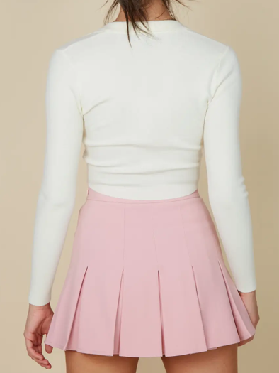 Well Played Pink Pleated Skirt | Sassy Shortcake | sassyshortcake.com
