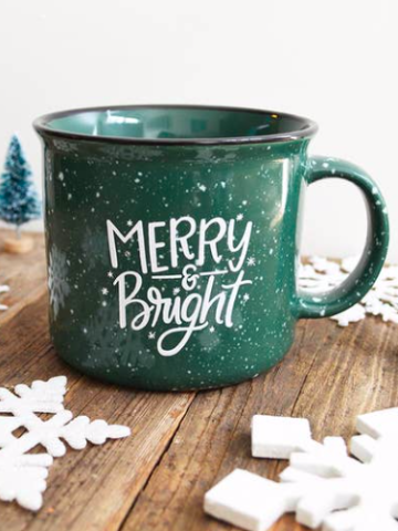 Fiercely Festive Merry and Bright Christmas Mug | Sassy Shortcake Boutique | sassyshortcake.com