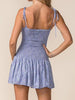 Blue Thistle Floral Dress | sassyshortcake.com | Sassy Shortcake
