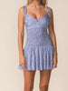 Blue Thistle Floral Dress | sassyshortcake.com | Sassy Shortcake