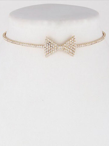 Bow Choker Necklace