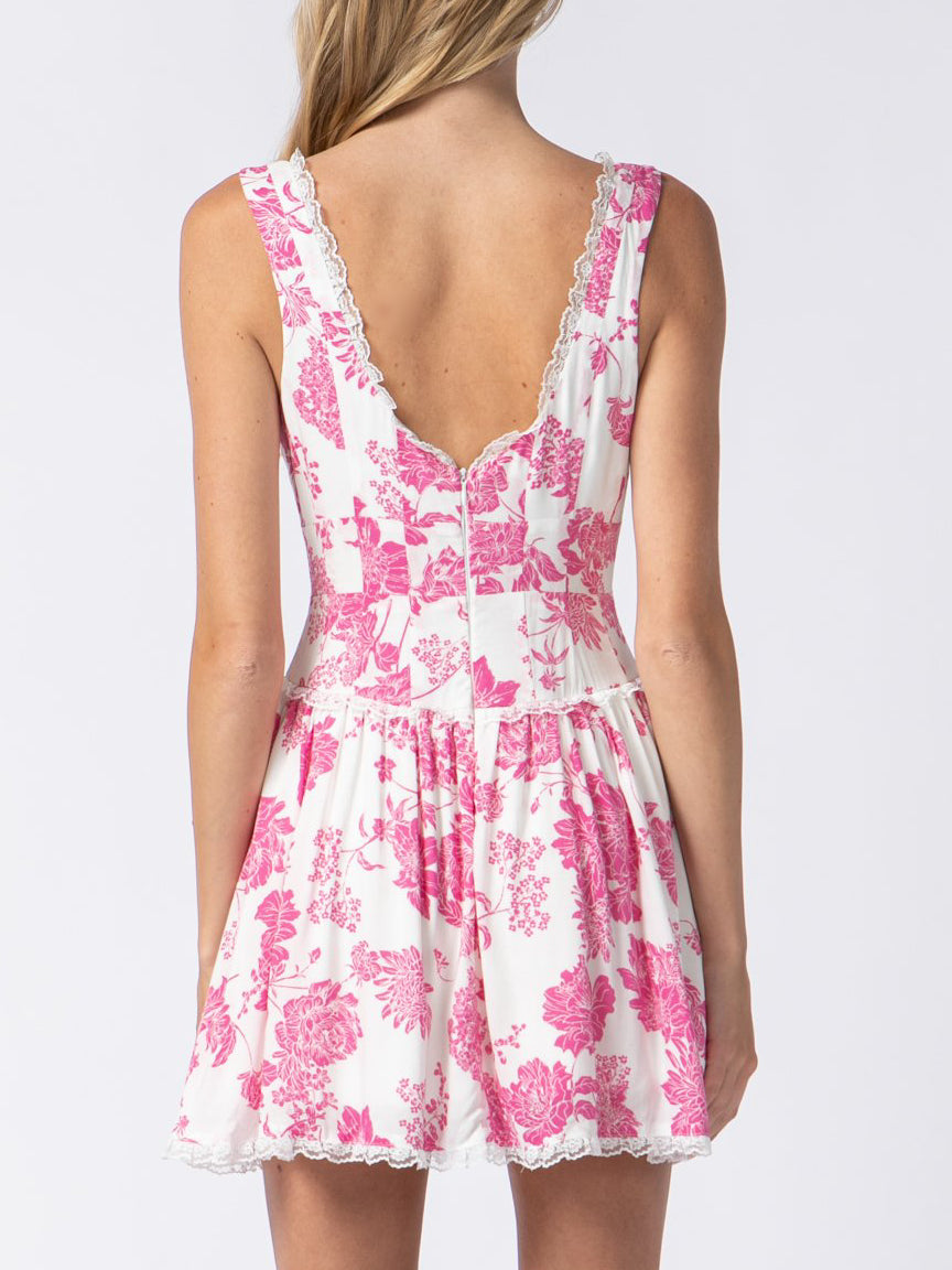 The Bridgerton Floral Lace Dress | Sassy Shortcake | sassyshortcake.com