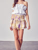 Cali Bliss Tie Dye Ruffle Skirt | sassyshortcake.com | Sassy Shortcake