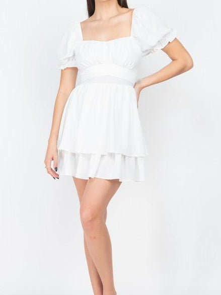 Head in the Clouds White Dress | Sassy Shortcake