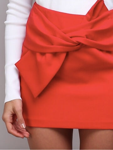Red Bow Skirt | Believe it or Knot | sassyshortcake.com | sassy shortcake boutique charleston