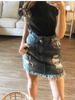 Hanging On Jean Skirt | sassyshortcake.com | Sassy Shortcake