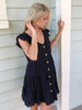 Abigail Tiered Dress in Black | sassyshortcake.com | Sassy Shortcake  Edit alt text