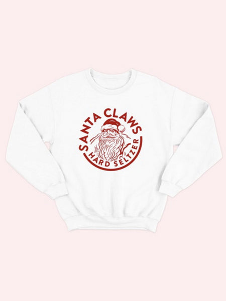 Santa claws best sale white claw shirt