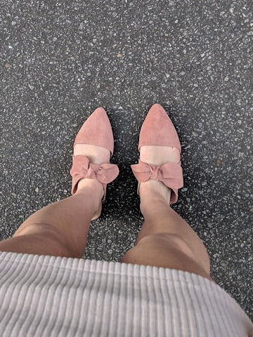 Blush Pink Mules Self Love | sassyshortcake.com | Sassy Shortcake