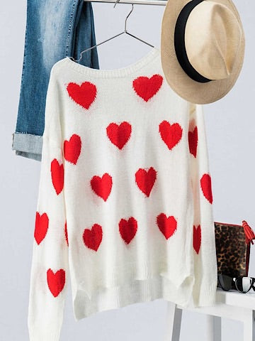 Love Language Heart Sweater | sassyshortcake.com | Sassy Shortcake Boutique