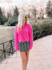Sweet Scallop Hot Pink Sweater | Sassy Shortcake | sassyshortcake.com