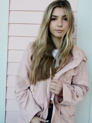 Blush Over and Out Jacket:  Lightweight pink anorak with drawstring waist.
