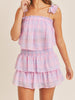 Kipton Plaid Ruffle Top | sassyshortcake.com | Sassy Shortcake
