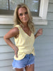 Lemon Stripe Top | Sassy Shortcake | sassyshorstcake.com