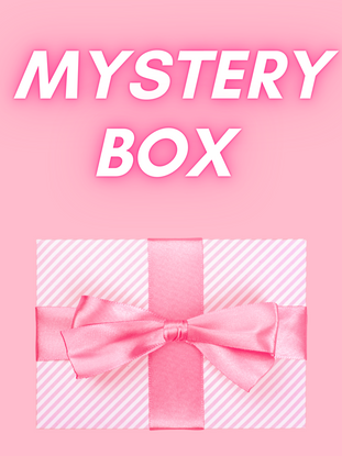 Pink gift box with pink ribbon: MYSTERY BOX 2024