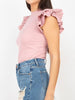 Londyn Rose Pink Ruffle Sleeve Top | Sassy Shortcake  | sassyshortcake.com