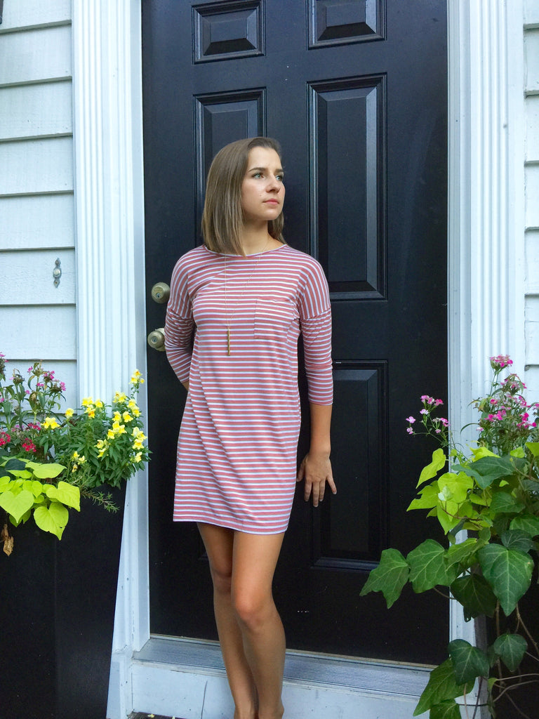 Striped T Shirt Dress | Sassyshortcake.com