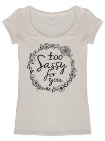 Too sassy for you cream tee | sassy shortcake | sassyshortcake.com